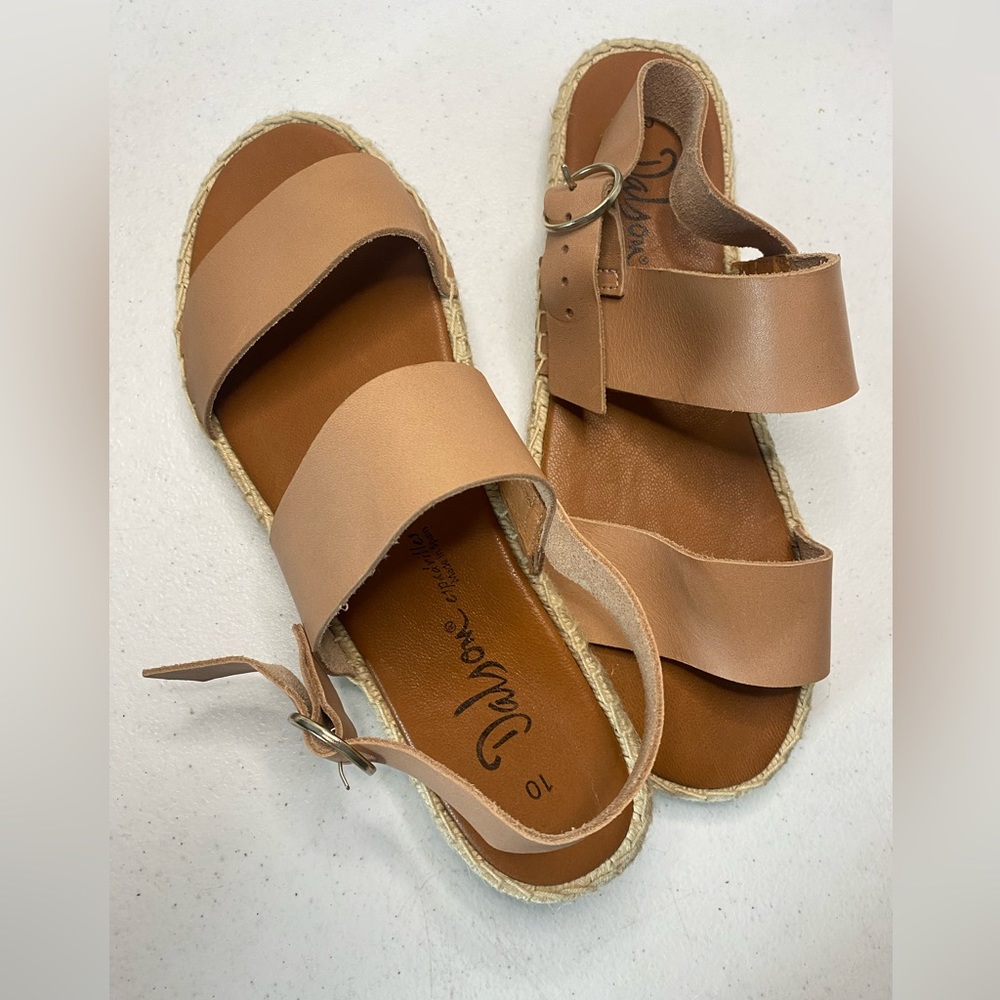 Dalson espadrilles size 10 EU 41 new leather flats